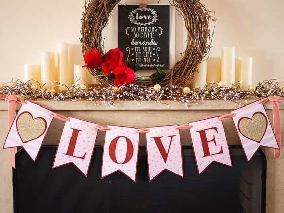 Valentines Day Banner {FREE PRINTABLE}