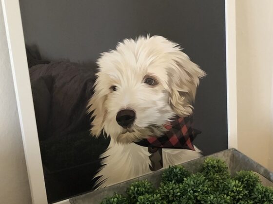 West & Willow Custom Pet Portrait (and promo code!)