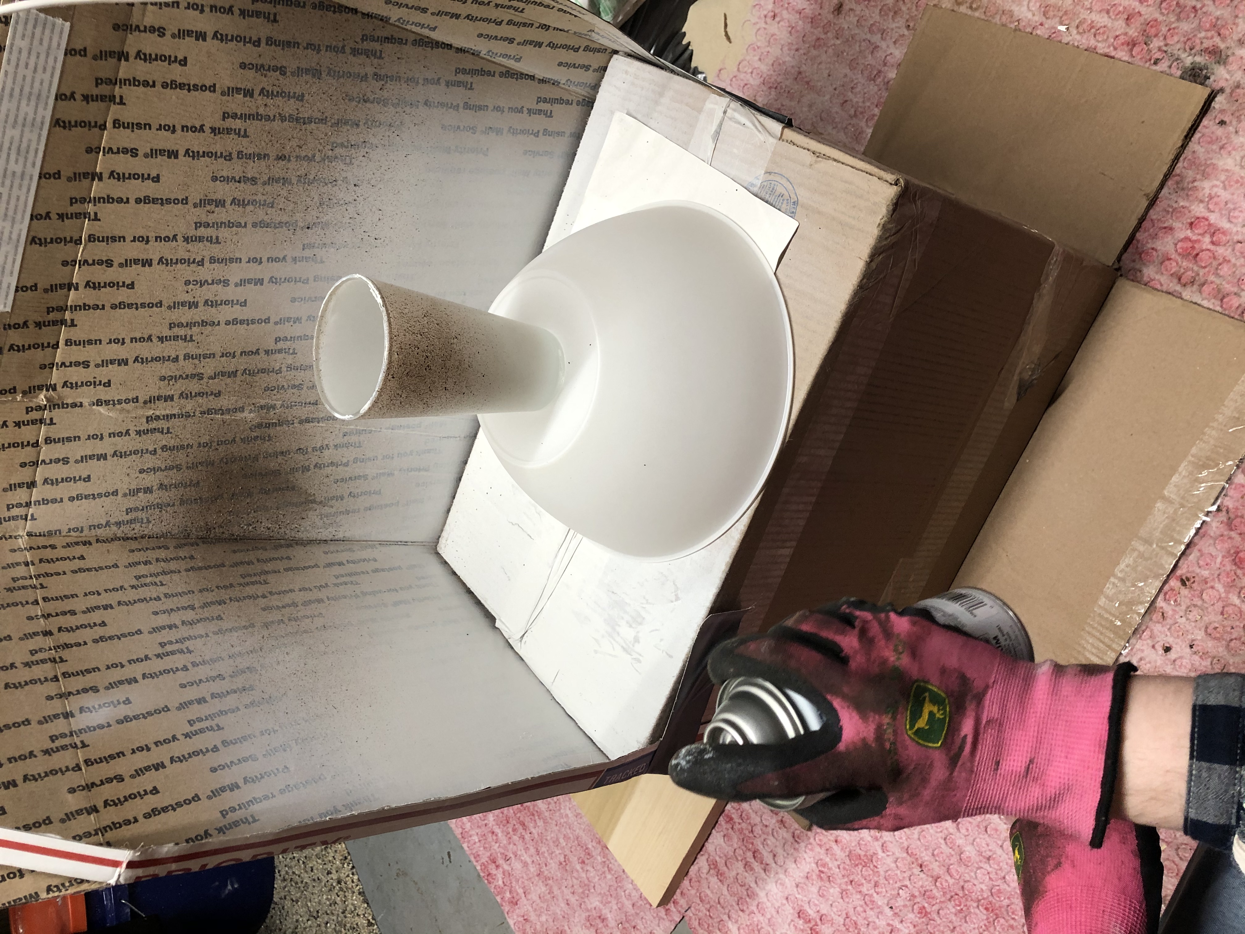 DIY Dollar Tree Pedestal Bowl | Dollar Tree Project | Dollar Tree Home Decor | DIY Home Decor | Learn how to make this inexpensive pedestal bowl using items from Dollar Tree at SixCleverSisters.com