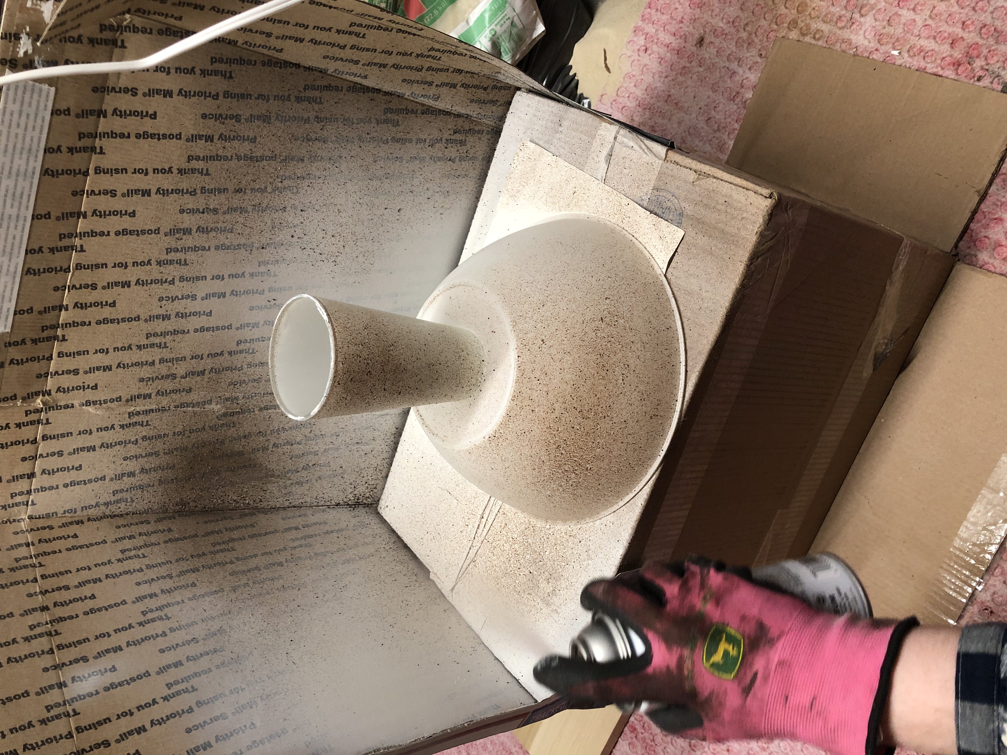 DIY Dollar Tree Pedestal Bowl | Dollar Tree Project | Dollar Tree Home Decor | DIY Home Decor | Learn how to make this inexpensive pedestal bowl using items from Dollar Tree at SixCleverSisters.com