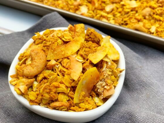 Cashew Coconut Turmeric Granola