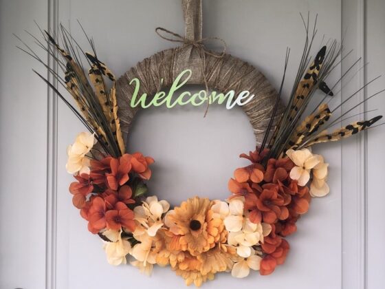 Dollar Tree Autumn Wreath