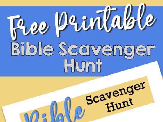 Free Printable Bible Scavenger Hunt Game