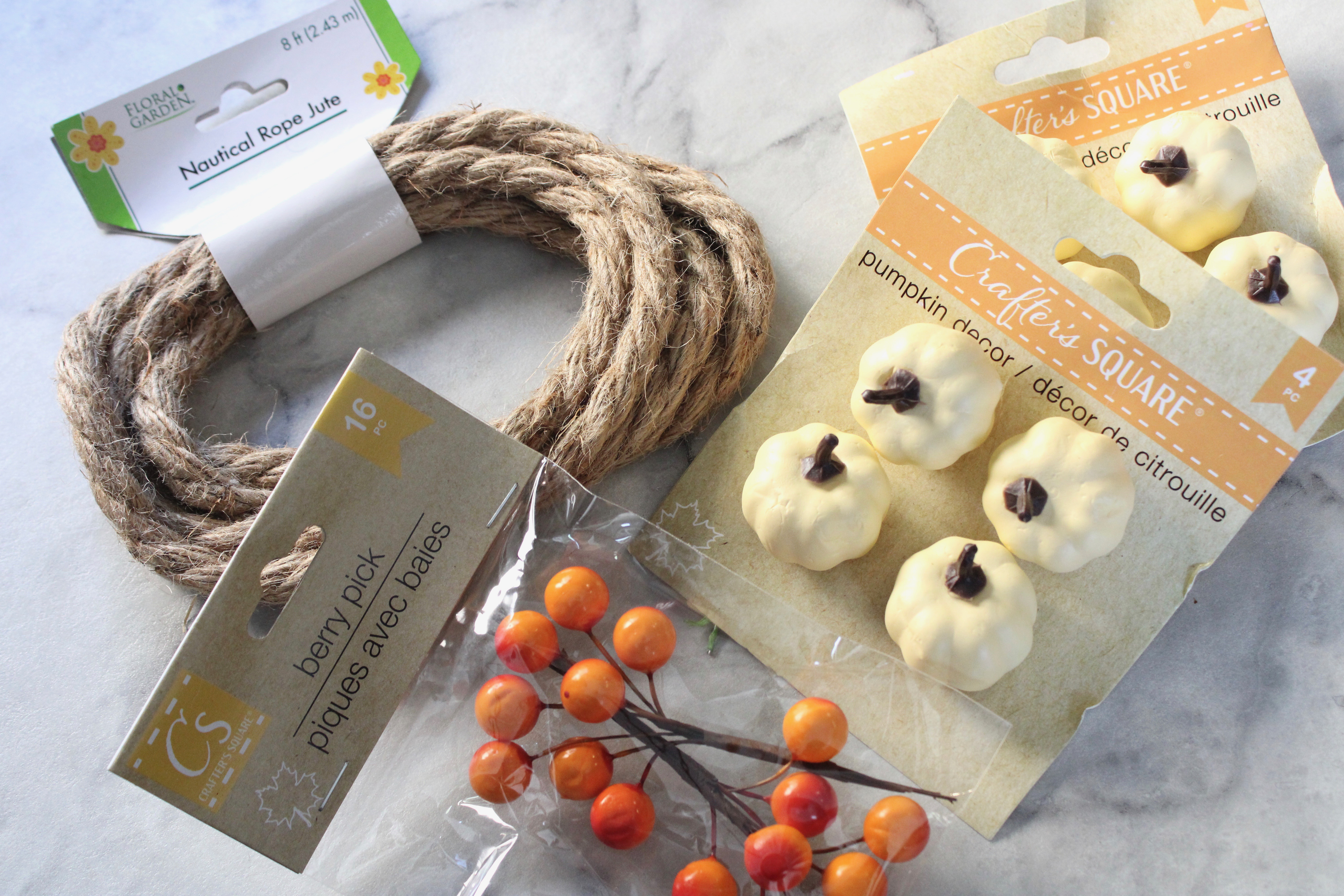 DIY Fall Decor | DIY Pumpkin | DIY Fall Garland | Fall Garland | Pumpkin Decor | Easy Fall Crafts | Easy Fall Decor DIY | Dollar Tree DIY | Six Clever Sisters