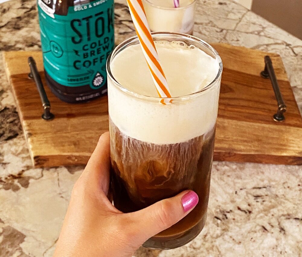 Use Any Coffee Creamer to Make Cold Foam!