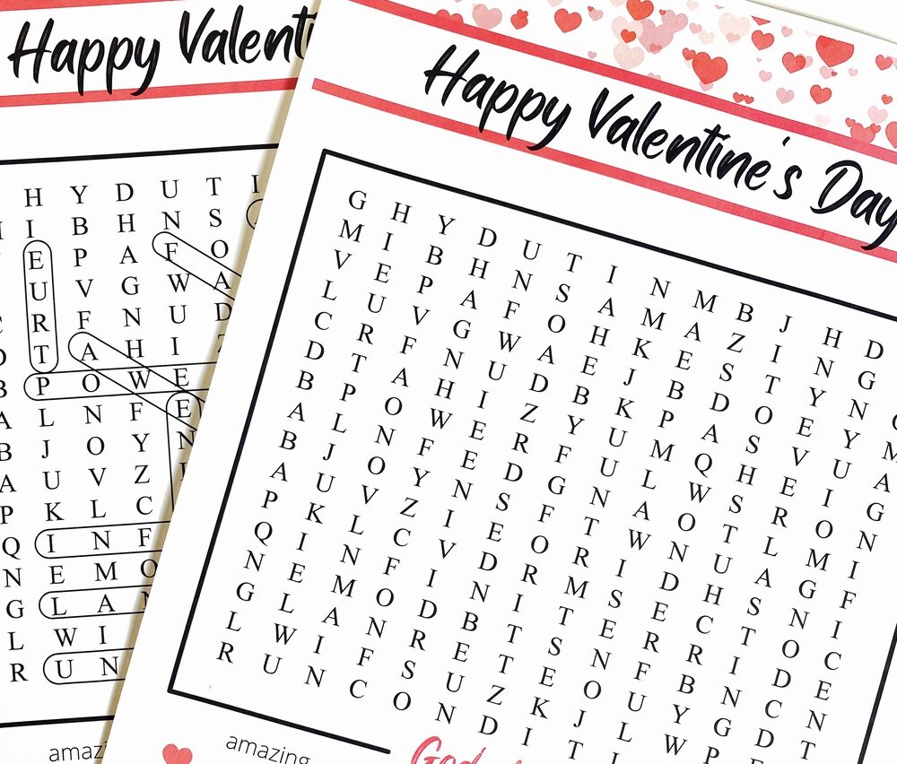 Valentine’s Day Word Search