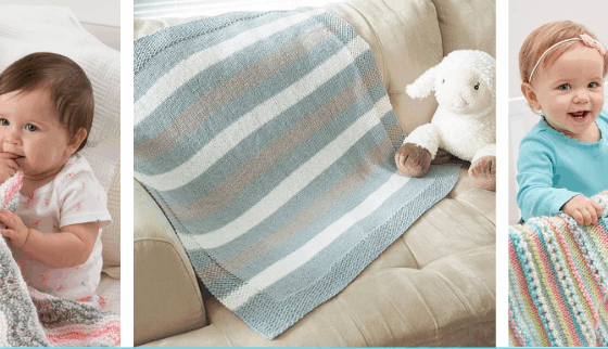 15 Free Knitting Patterns for Baby Blankets