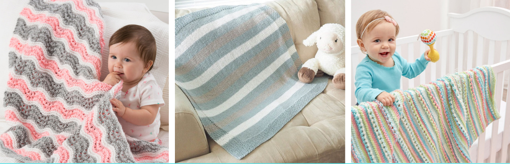 15 Free Knitting Patterns for Baby Blankets