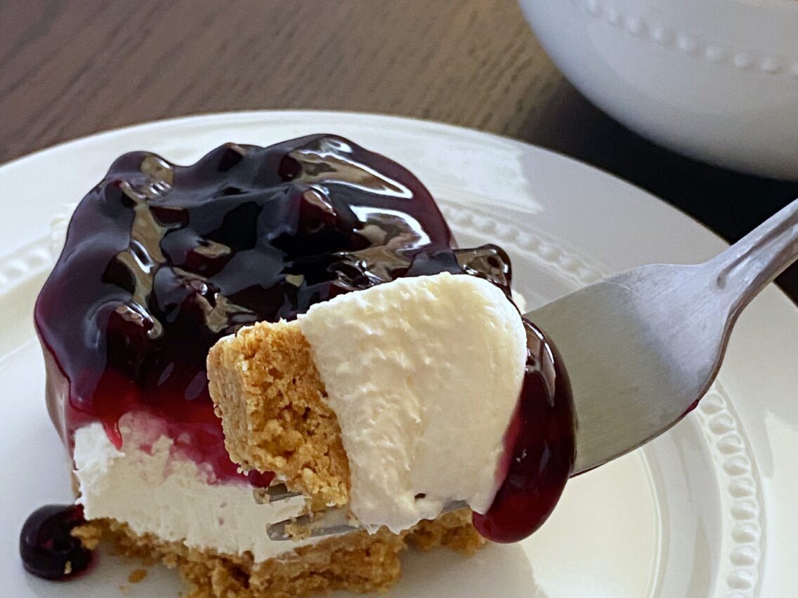 No-Bake Blueberry Cheesecake