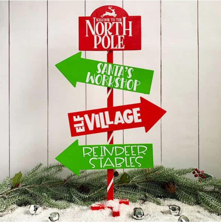 Image for DIY Christmas Directional Sign