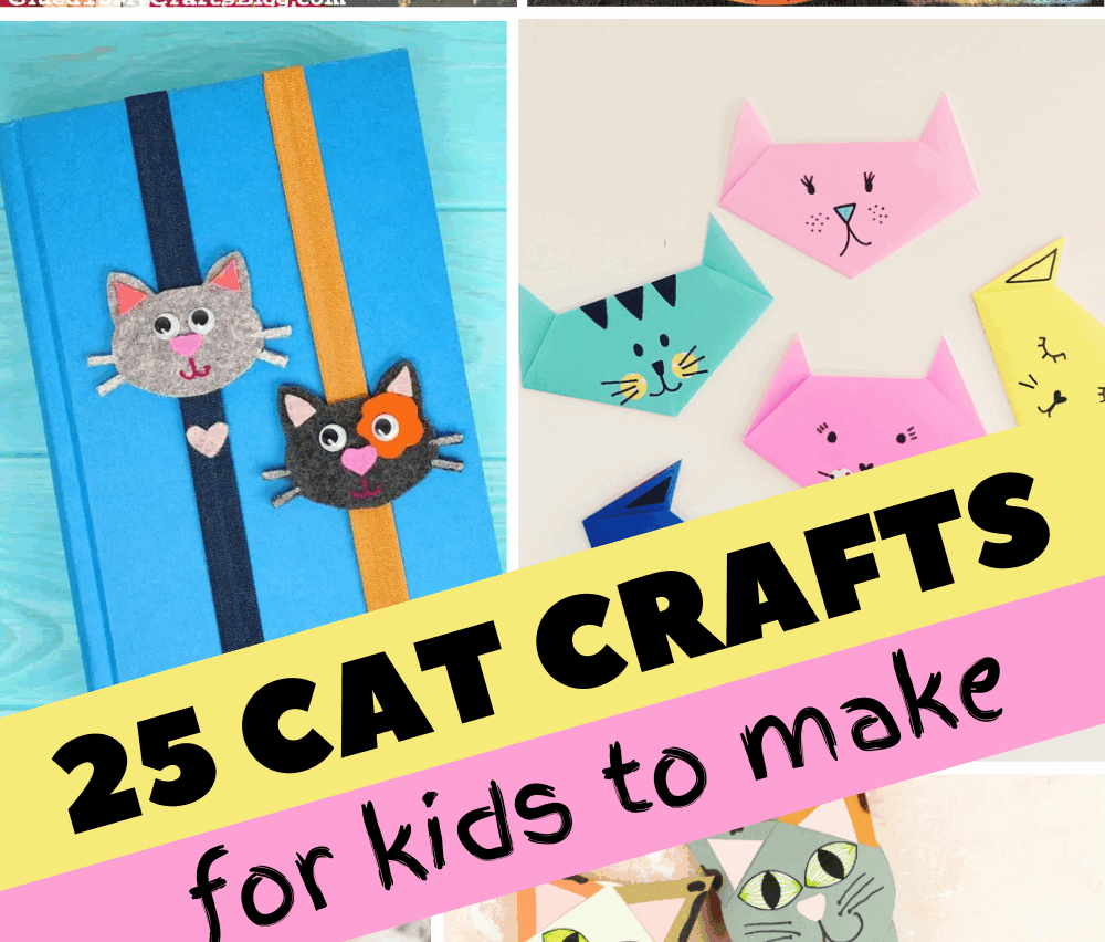 25 Cat Crafts Your Kids Will Love