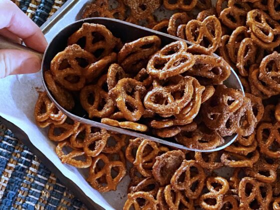 Tasty Cinnamon Sugar Pretzels