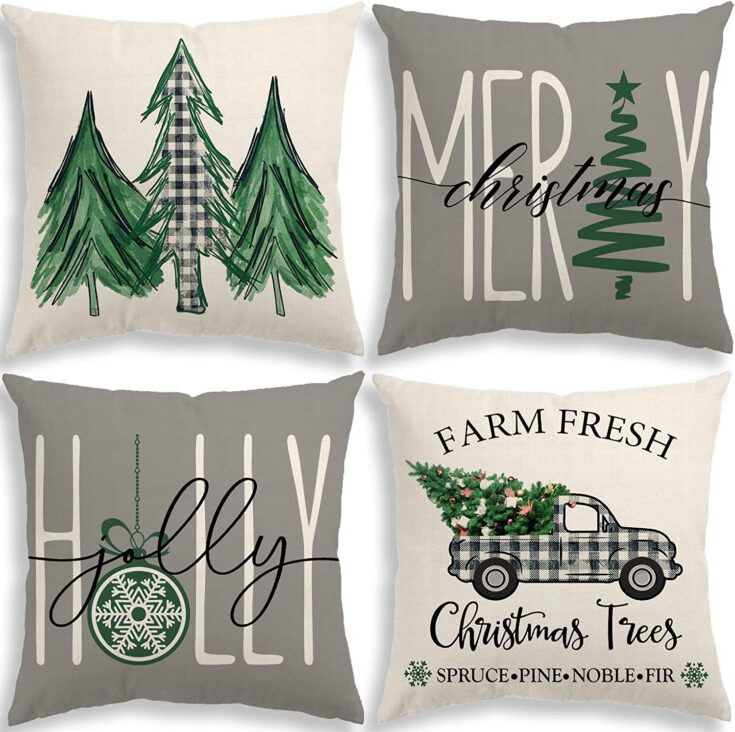 Christmas Pillow Covers | Christmas Pillow Covers 18 x 18 | Amazon Christmas Pillow Covers | Christmas Pillow Covers Amazon | Christmas Pillow Covers Living Rooms | Christmas Home Decor | Christmas Home Decor Ideas | Christmas Home Decor Living Room | Did you know adding a Christmas pillow cover to a pillow you already have is an easy way to add some Christmas decor to your home? Add some cute Christmas decor for cheap with these adorable pillows! #christmas #holiday #home #homedecor #christmas2022 #christmasdecor