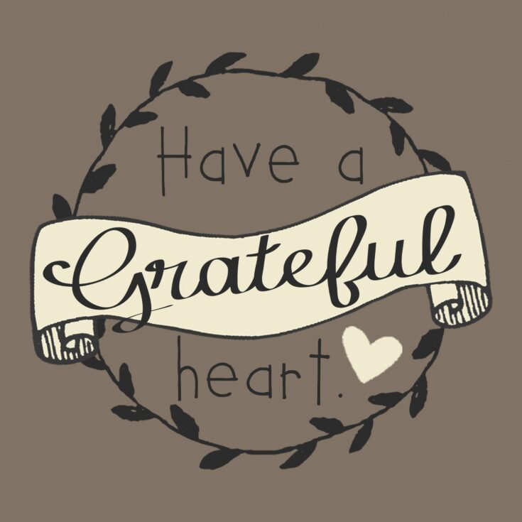 Image for “Have A Grateful Heart” – Free Thanksgiving Printable Postcards and Hostess Gifts!