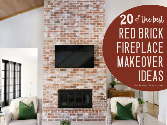 Red Brick Fireplace Makeover Ideas