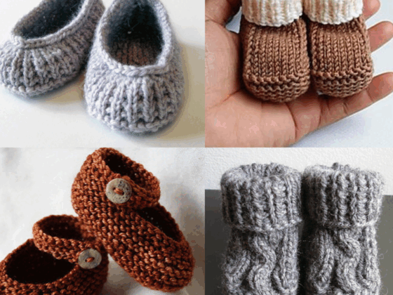 Adorable Knit Baby Booties Patterns That You Can Make!