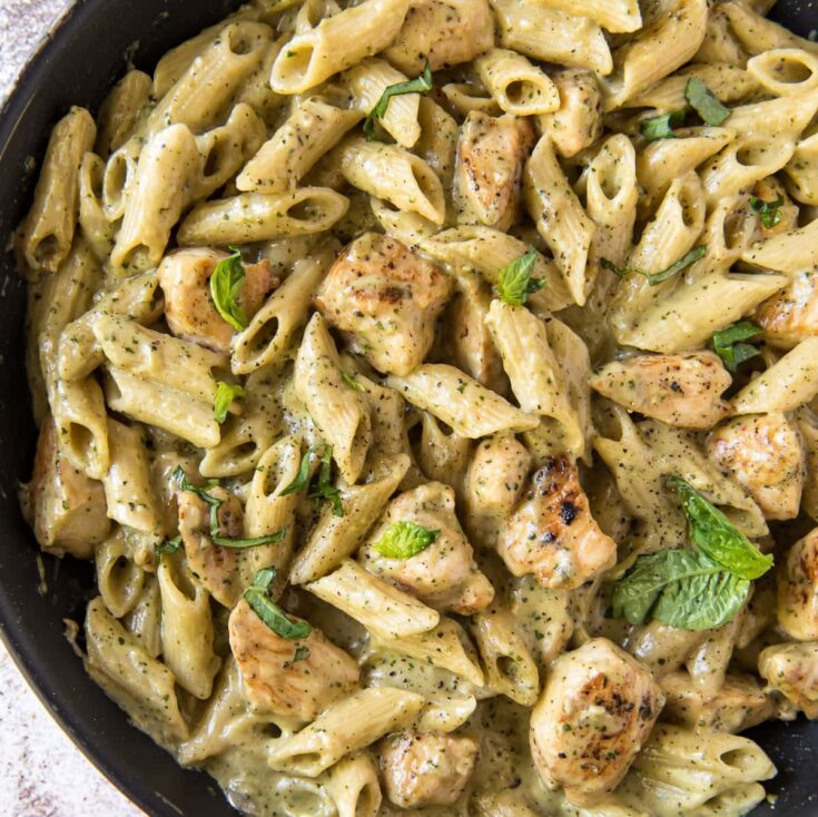 Image for Creamy Chicken Pesto Pasta