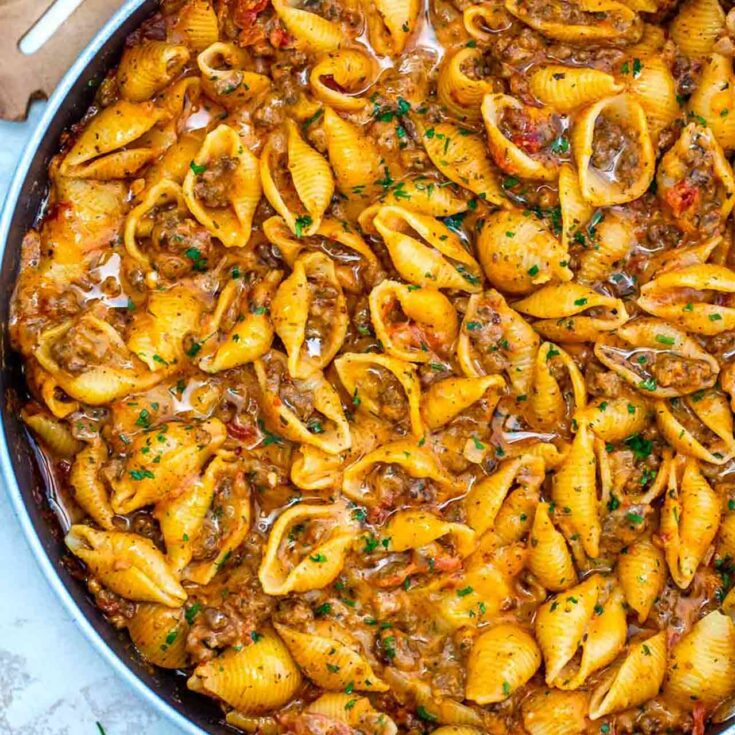 Image for Creamy Beef and Shells [Video]