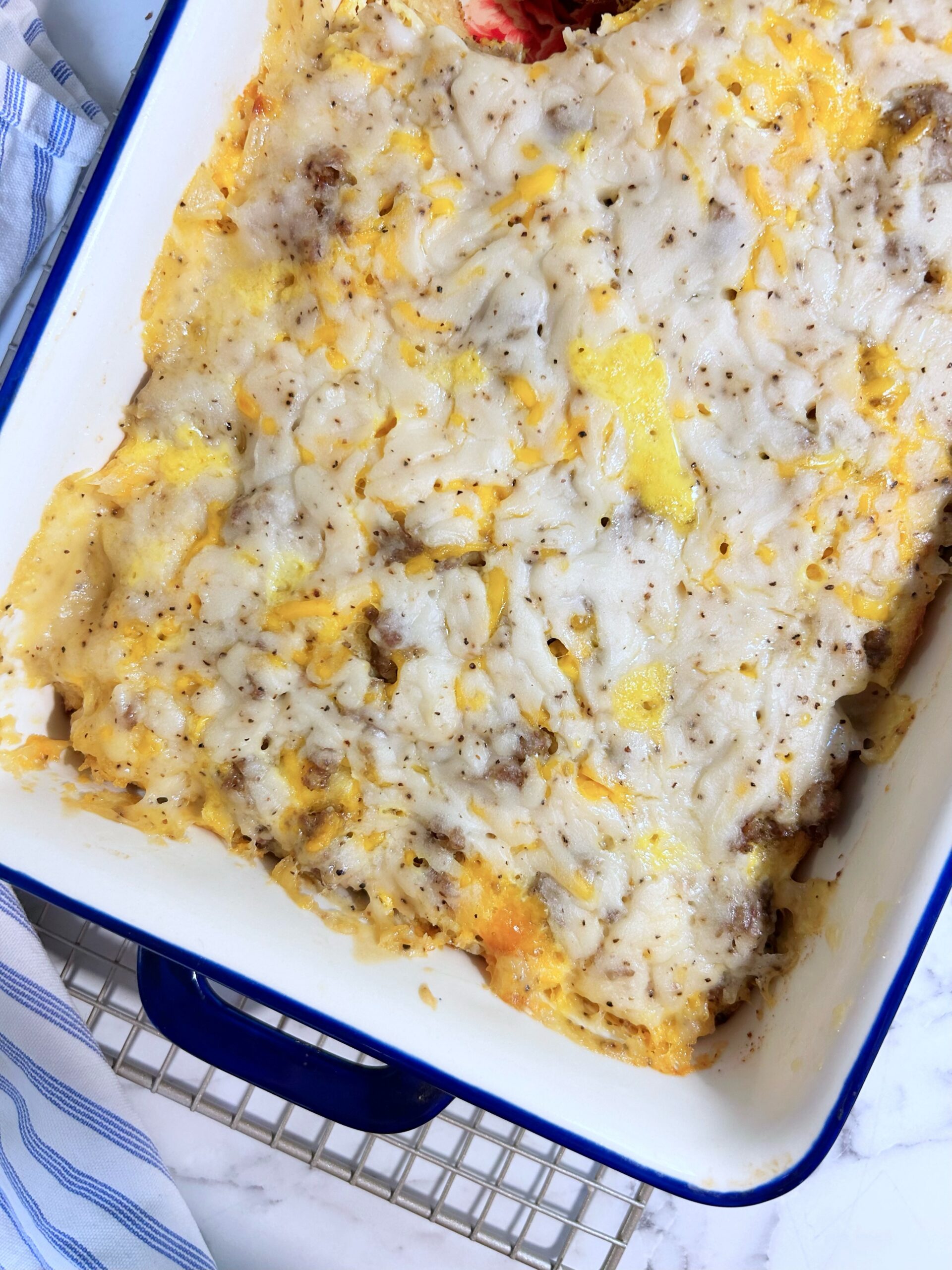 Biscuits & Gravy Casserole