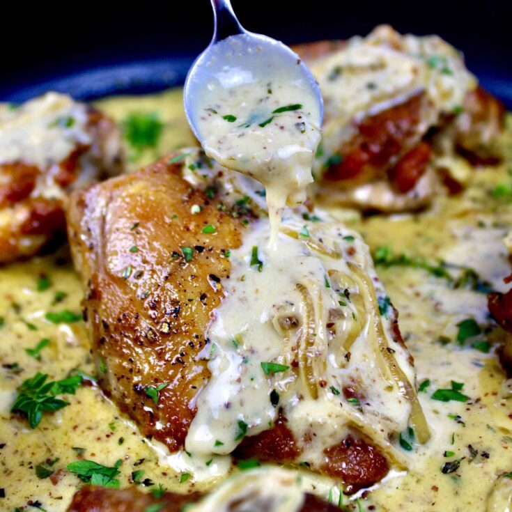 Image for Creamy Dijon Chicken Thighs