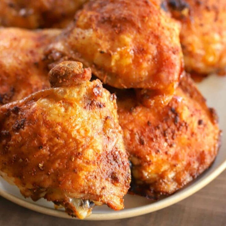 Image for Keto Crispy Chicken Thighs