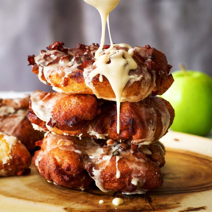 Image for Apple Fritters with Maple Glaze