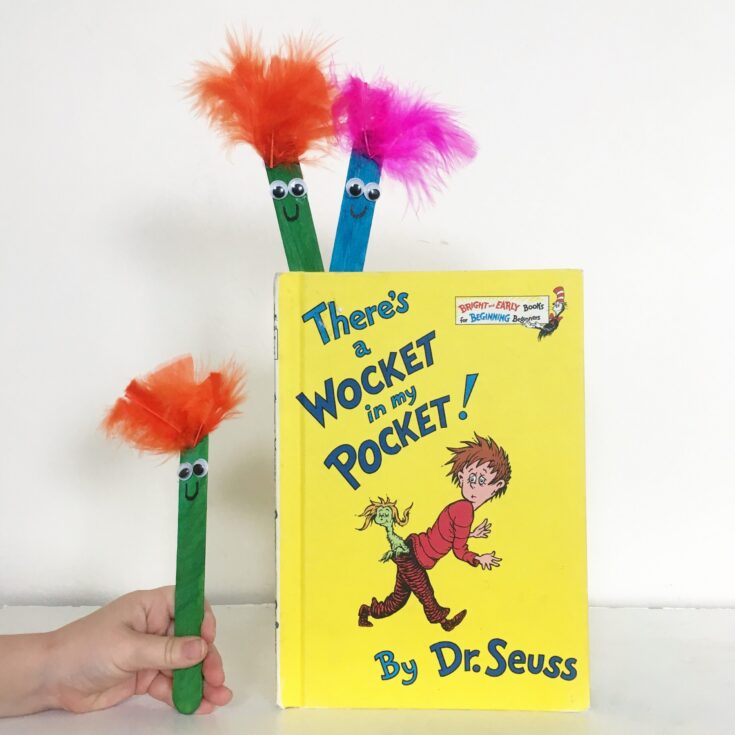 Image for Dr Seuss "Wocket in Pocket" Inspired Craft