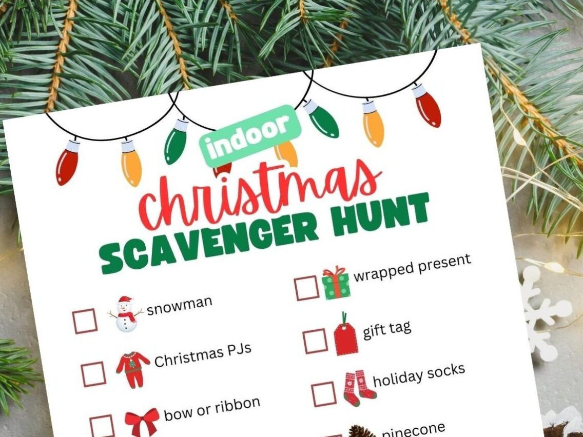Free Printable Christmas Scavenger Hunt