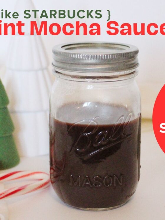Starbucks Peppermint Mocha Sauce