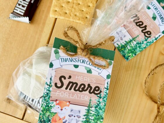 Woodland Shower Favor FREE PRINTABLE!