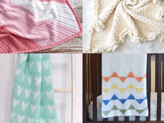 30 Crochet Baby Blanket Patterns (free & easy!)
