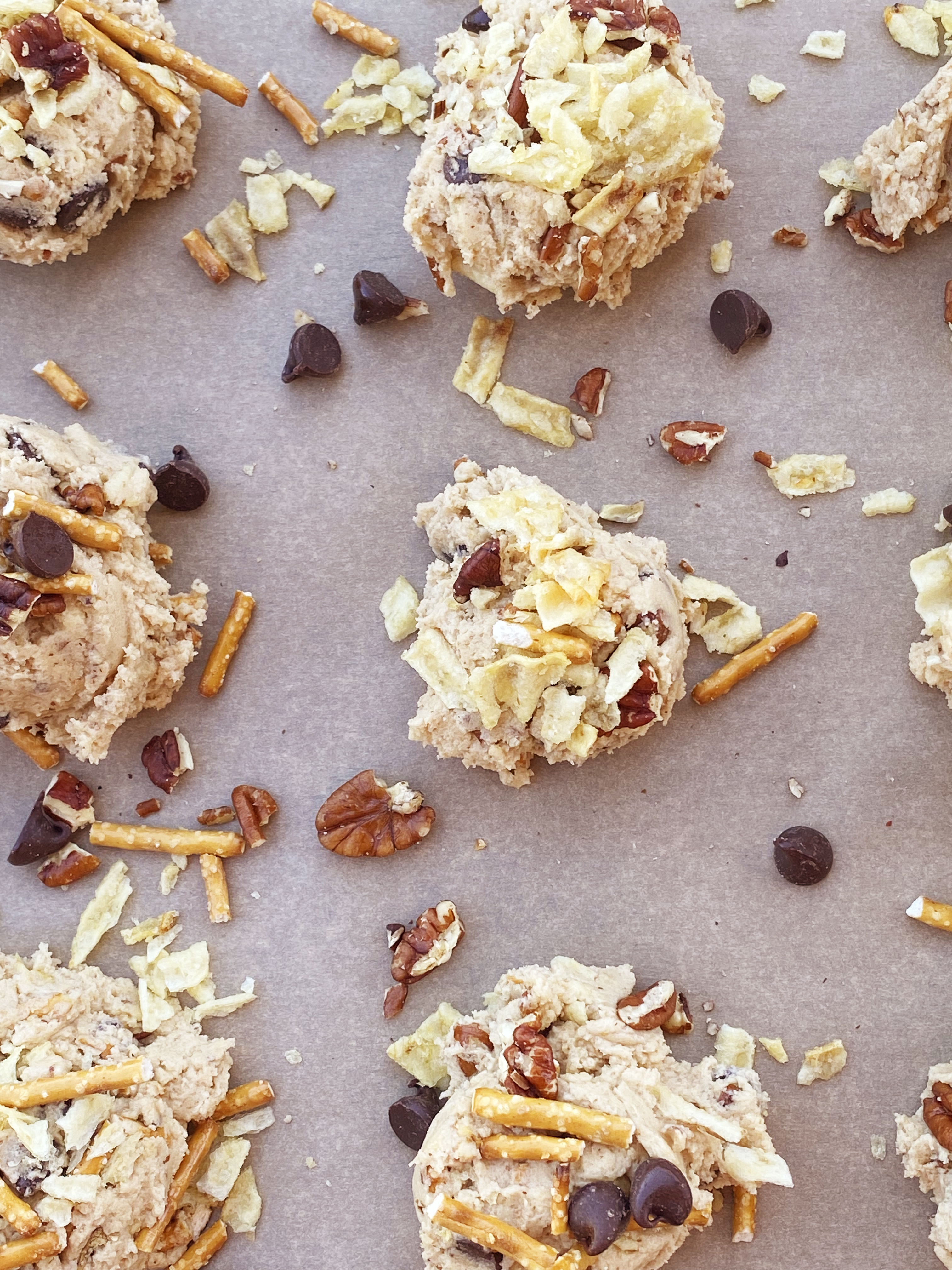 Kitchen Sink Cookies | Everything But the Kitchen Sink Cookies | Kitchen Sink Cookies Recipe | Best Kitchen Sink Cookies Recipe | Cookie Recipes | Best Cookie Recipes | Unique Cookie Recipes | Kitchen sink cookies are a delightful treat that include a mix of various ingredients, often whatever you have on hand in your pantry. They're called "kitchen sink" because you can throw in just about anything but the kitchen sink! #cookies #recipes #recipeoftheday #cookierecipe #dessert #treat