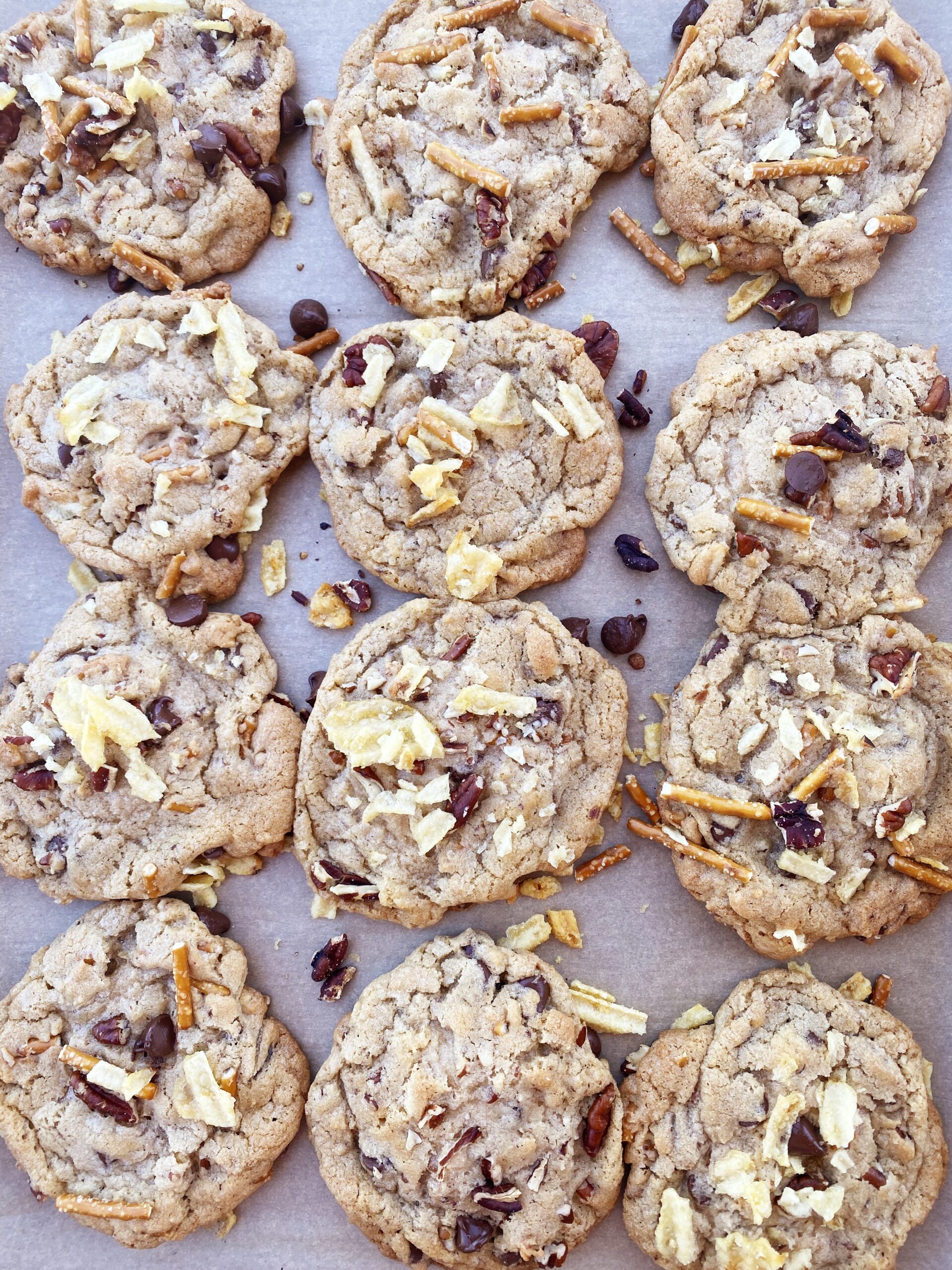 Kitchen Sink Cookies | Everything But the Kitchen Sink Cookies | Kitchen Sink Cookies Recipe | Best Kitchen Sink Cookies Recipe | Cookie Recipes | Best Cookie Recipes | Unique Cookie Recipes | Kitchen sink cookies are a delightful treat that include a mix of various ingredients, often whatever you have on hand in your pantry. They're called 