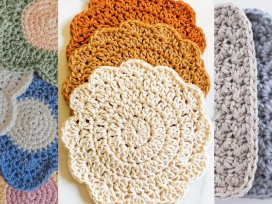 25 Crochet Coasters FREE Patterns