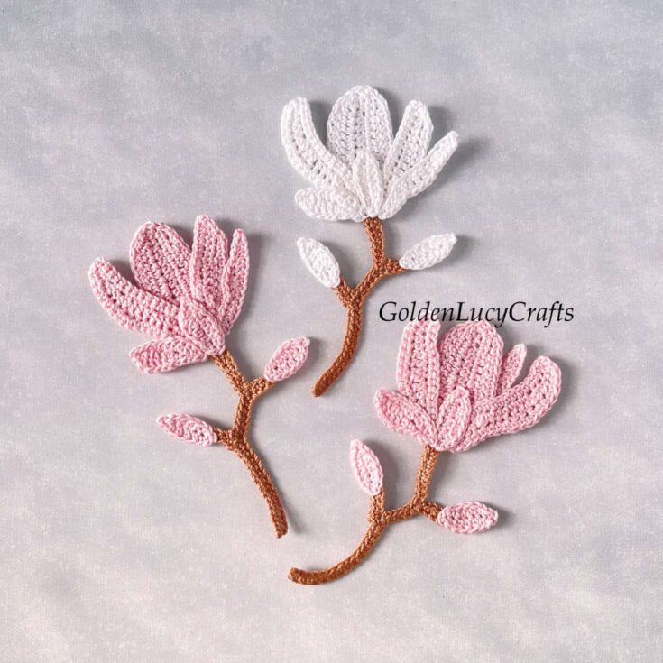 Image for Crochet Magnolia Applique