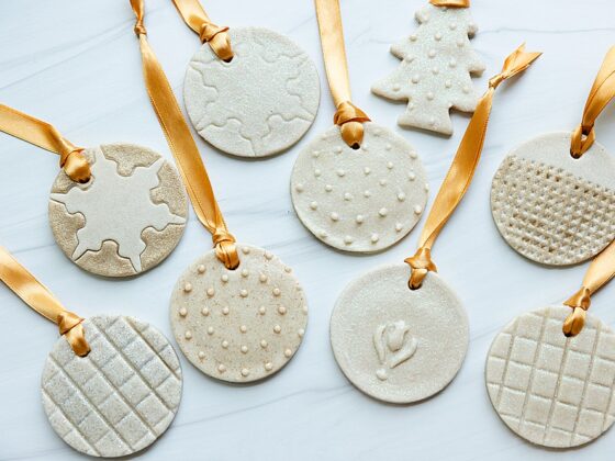 Beautiful Salt Dough Ornaments
