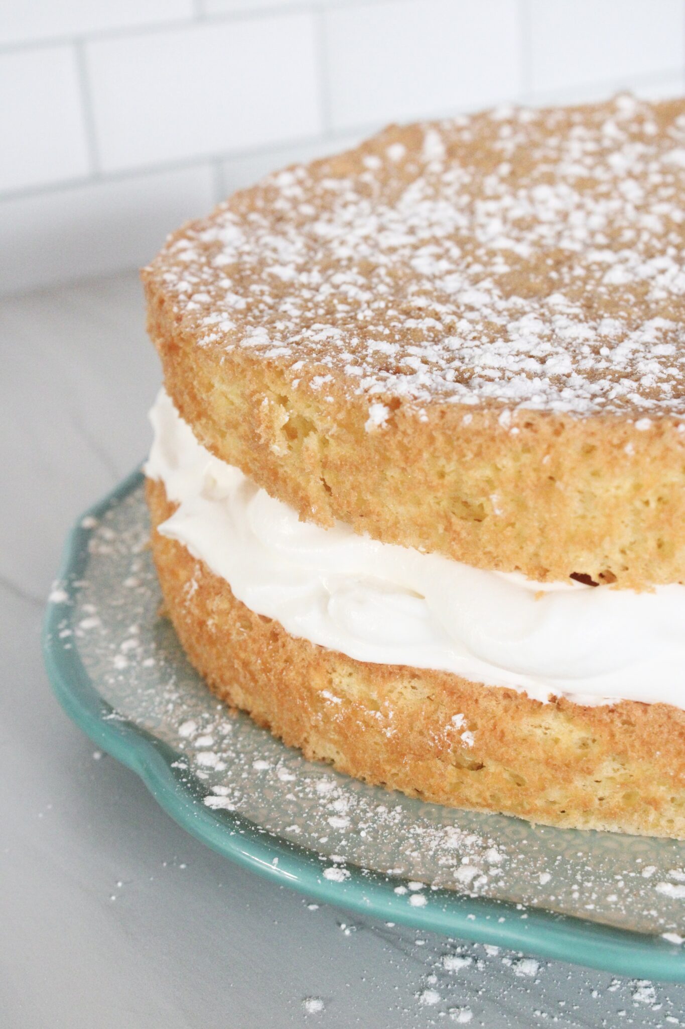 The Best Simple and Easy Sponge Cake Recipe - Six Clever Sisters