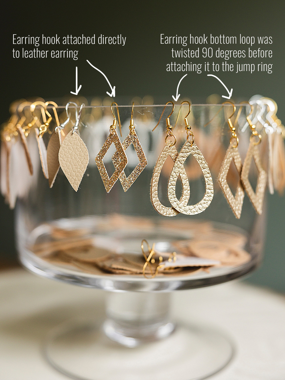 How to Make Earrings with Cricut | How to Make Cricut Earrings, Beginner Tutorial | Cricut Crafts you can make in minutes! | Earring cut file and step-by-step photo instructions on the Six Clever Sisters blog!