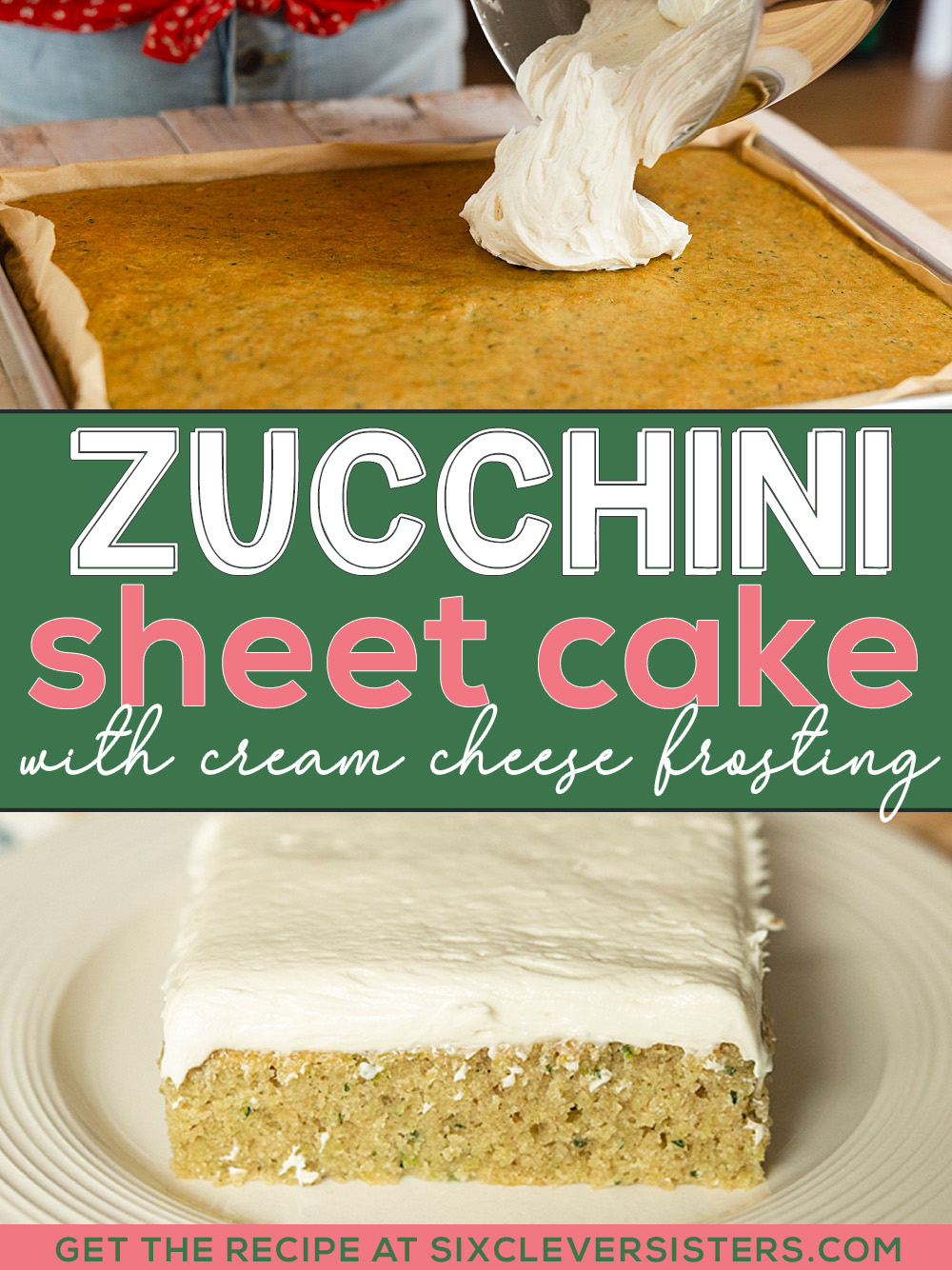 Zucchini cake with cream cheese frosting potluck dessert