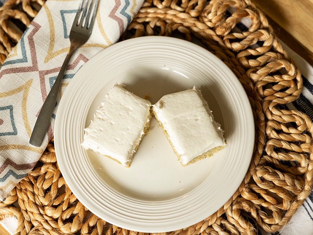 Zucchini sheet cake with cream cheese frosting easy recipe