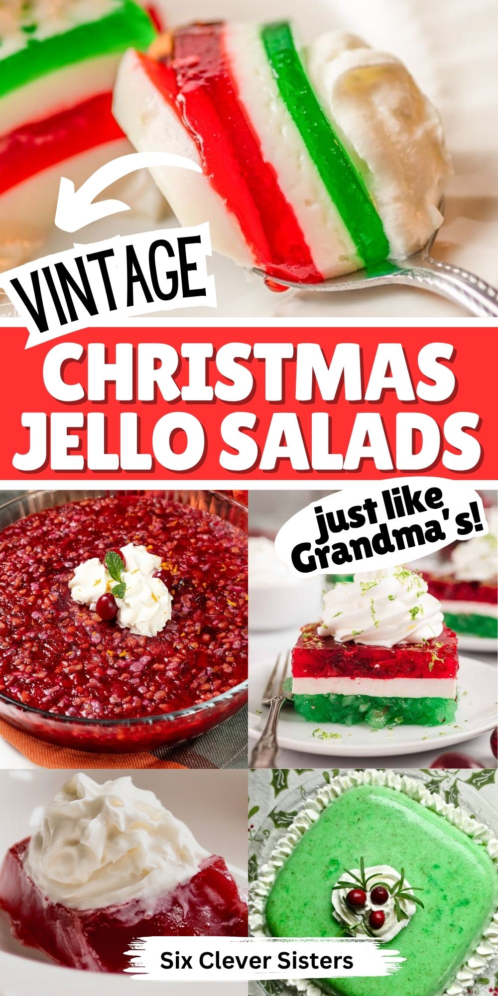 best jello salad recipes for Christmas vintage 