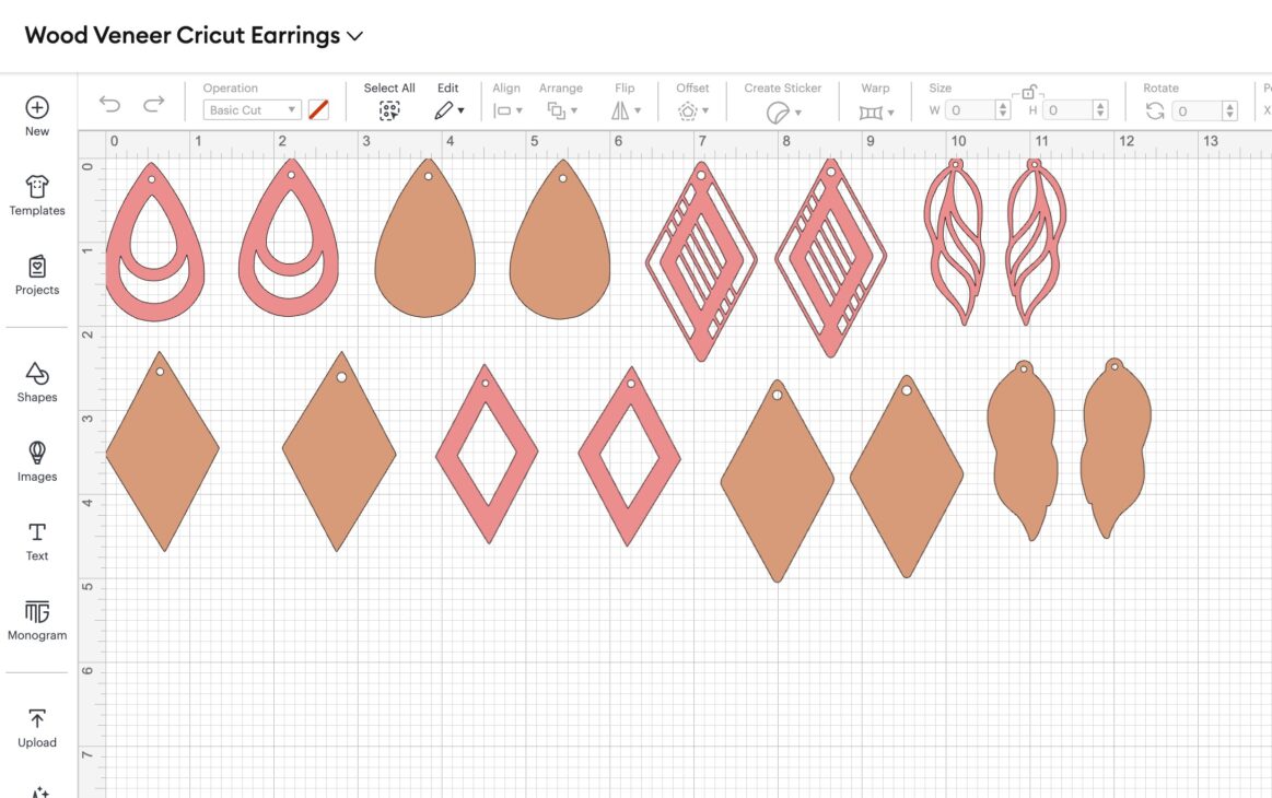 How to Make Wooden Earrings with Cricut Veneer, How to make wooden earrings at home, Easy Cricut Projects, Easy Cricut Gift Ideas