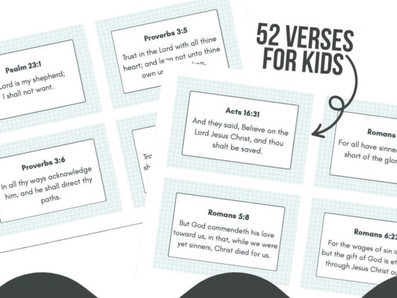 52 Bible Verses for Kids to Memorize