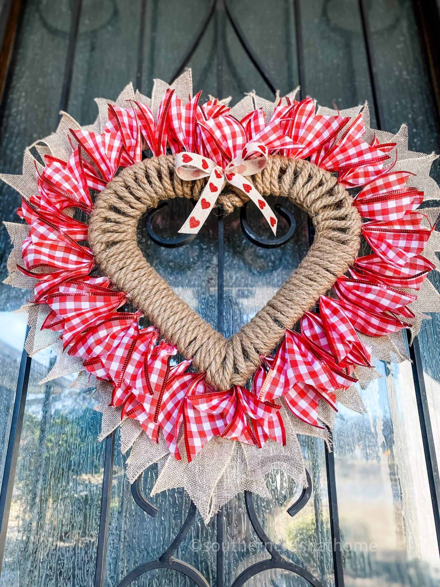 Easy and Pretty Valentines Day DIY Wreath Ideas - Six Clever Sisters