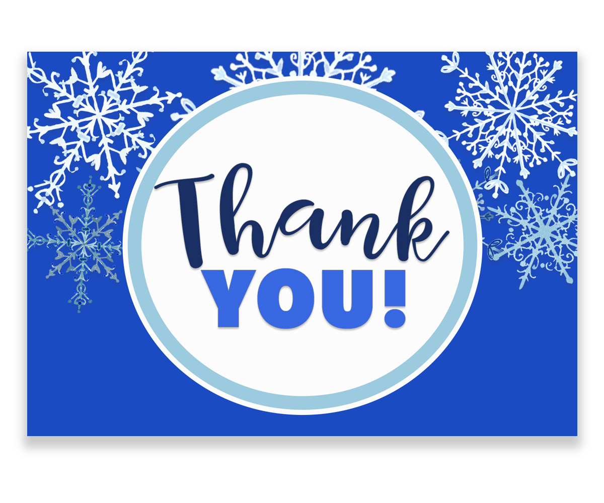  Free Printable Thank You Cards for Christmas Notes | Free Printable Christmas Thank You Cards PDF | free printable Christmas cards thank you notes | free printable holiday thank you cards on the Six Clever Sisters blog!