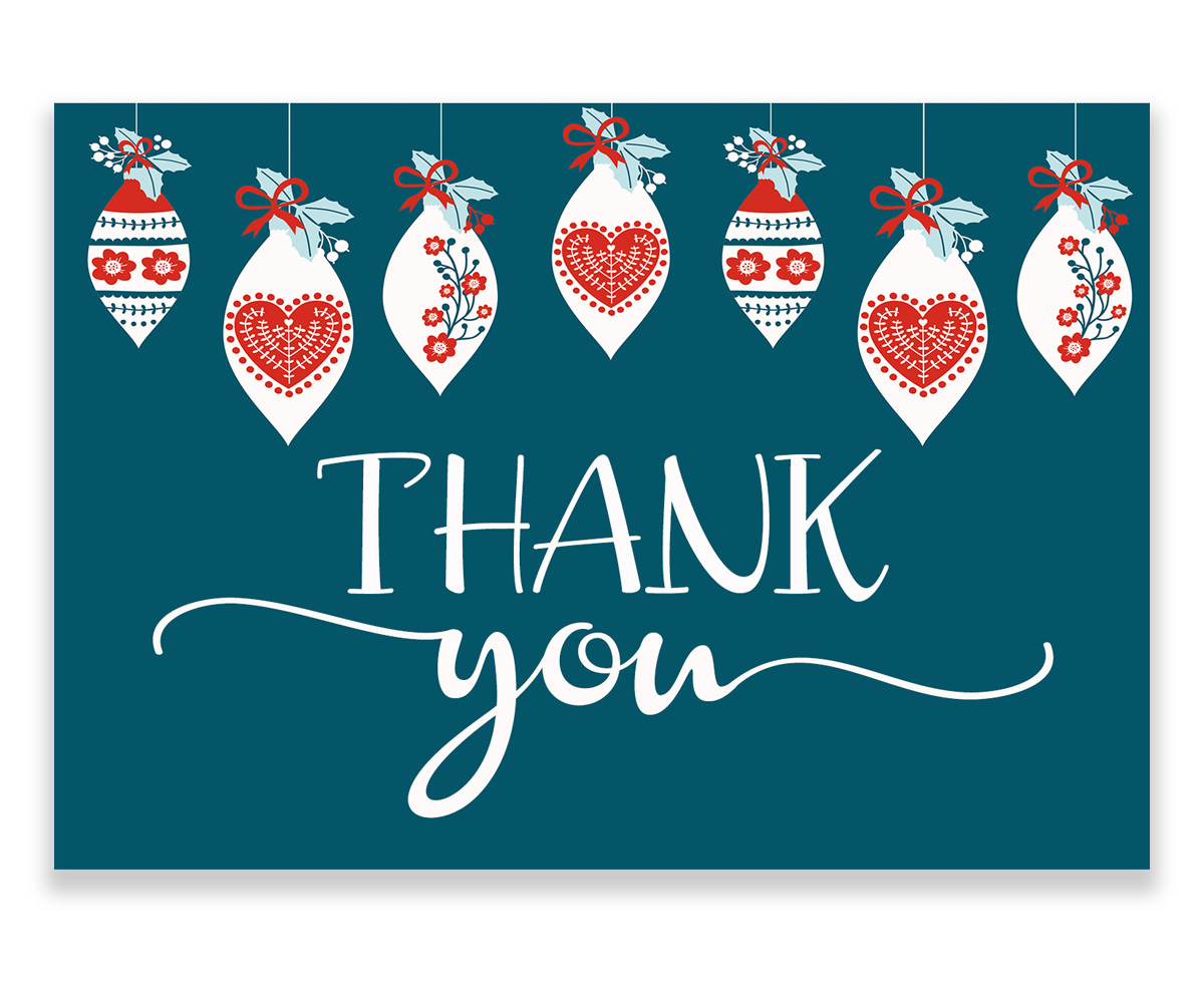  Free Printable Thank You Cards for Christmas Notes | Free Printable Christmas Thank You Cards PDF | free printable Christmas cards thank you notes | free printable holiday thank you cards on the Six Clever Sisters blog!
