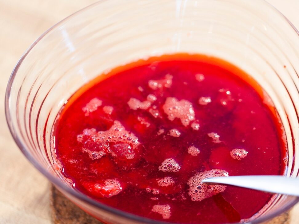 Strawberry jello salad