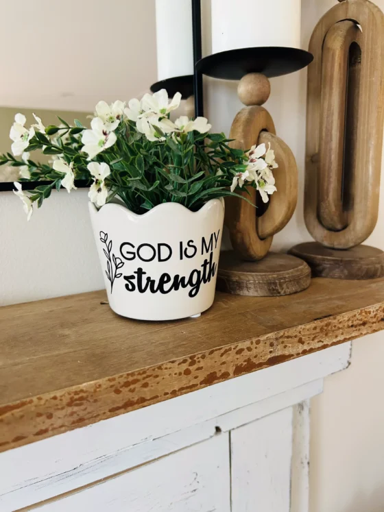 Potted Plant Vinyl (Beginner Cricut Tutorial)