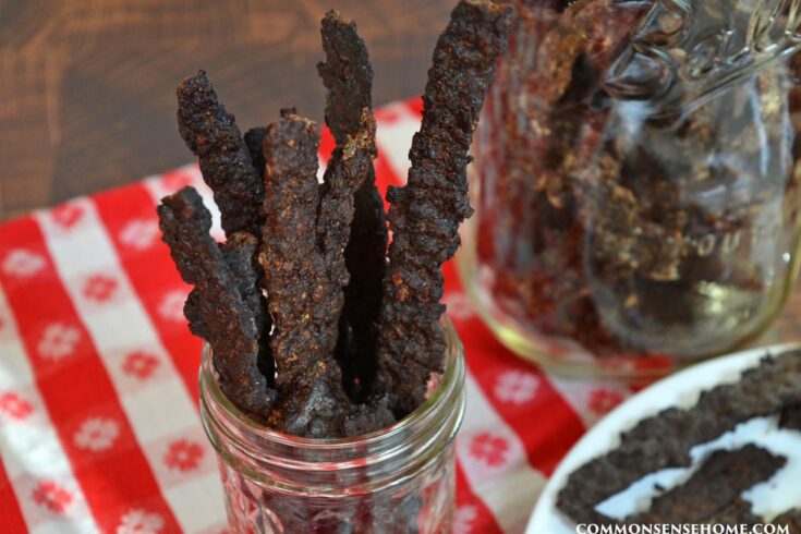 Image for Homemade Ground Beef Jerky Recipe (For Dehydrator or Oven)
