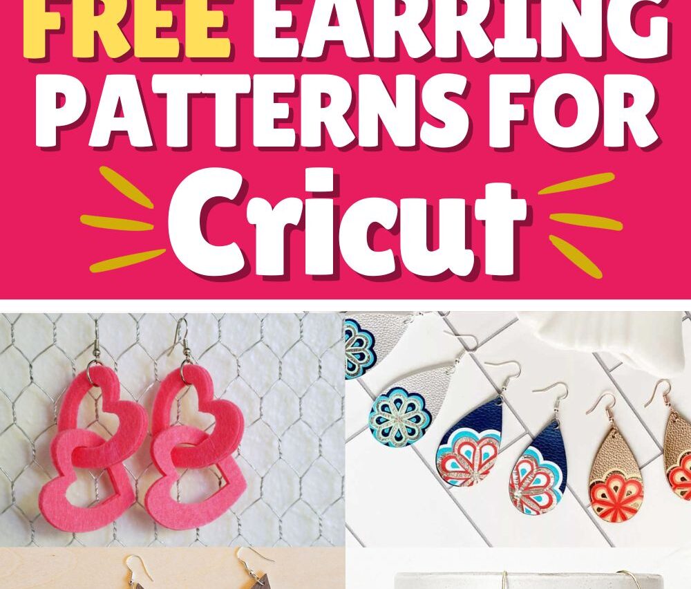 DIY Earring Patterns for Cricut – Free SVG Files!